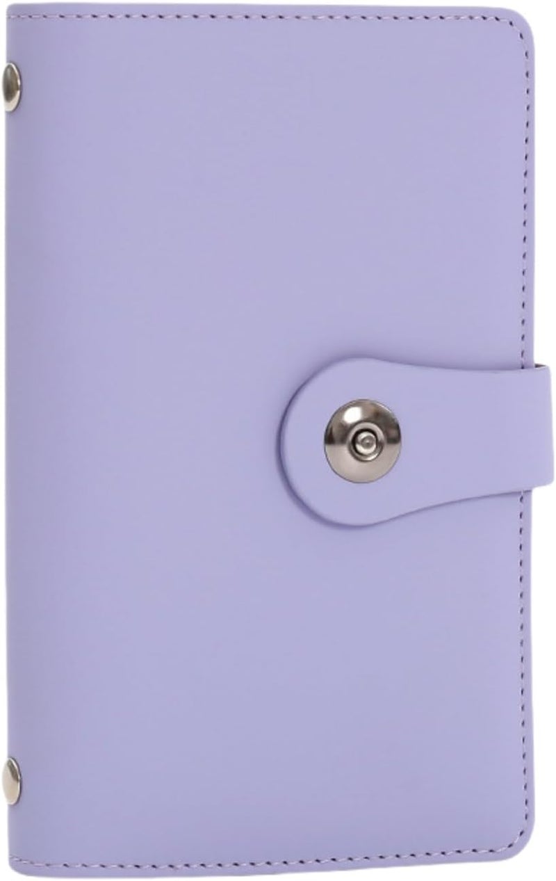 SUSOYAOCHEN 100 Envelope Challenge Binder, Savings Challenges Book with Envelopes, Envelopes Money Saving Challenge Savings Binder Successfully Reach Your Savings Goals (Purple A) - Image 1